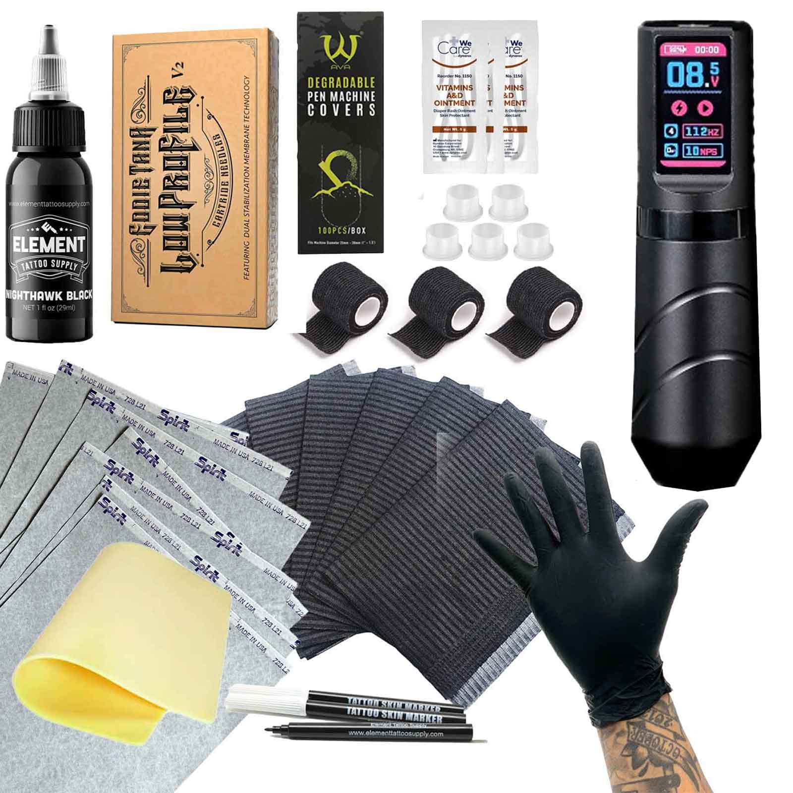 DUKE K5 Starter Tattoo Kit – Element Tattoo Supply