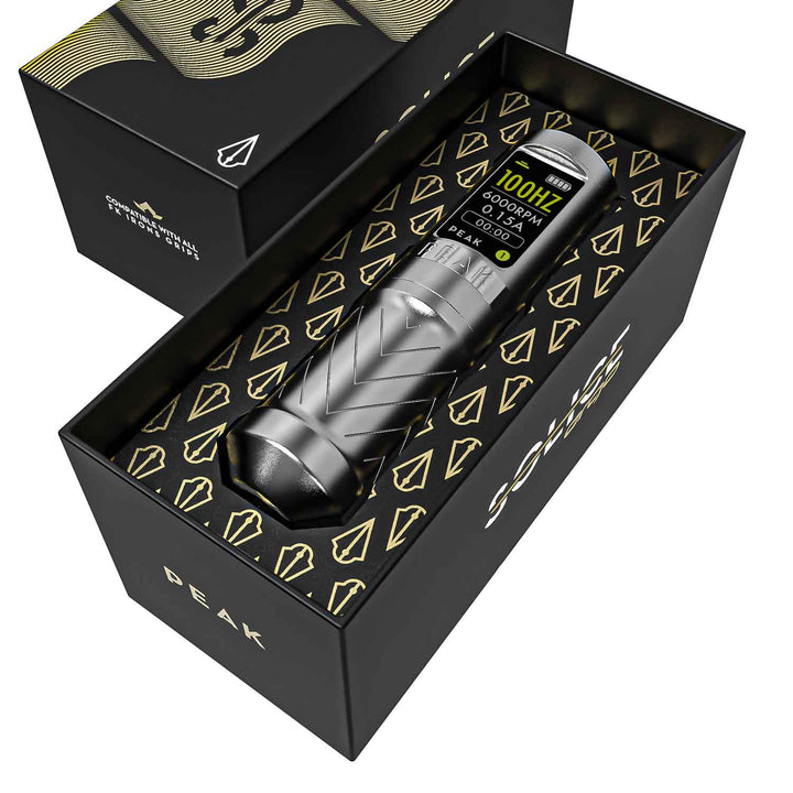 Peak Solice Ergo 4mm Tattoo Machine - Gray