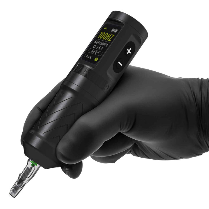 Peak Solice Ergo 4mm Tattoo Machine - Black