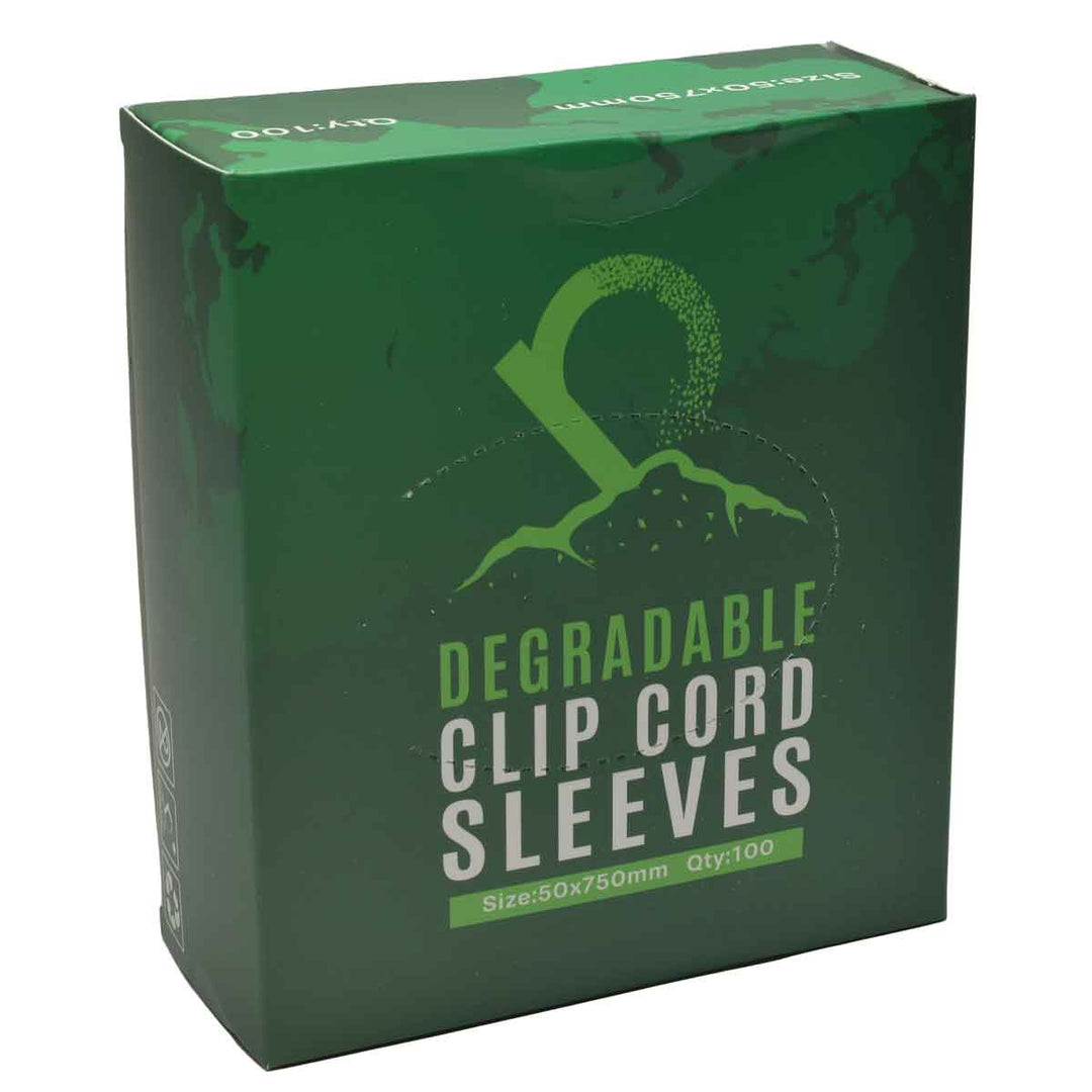 Clip Cord Sleeve, Degradable 50mm x 750mm - 100 pcs