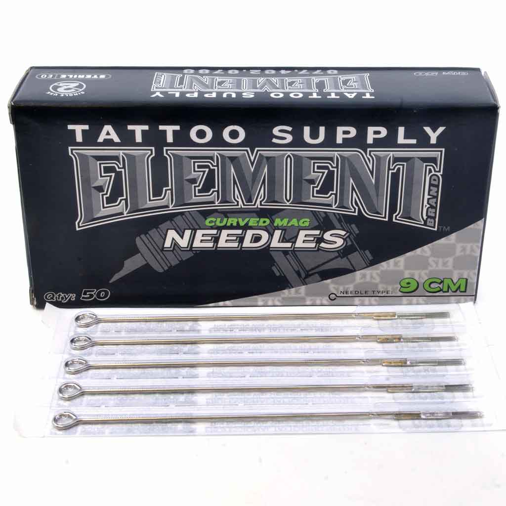 Curved Magnums Element Traditional Long Bar Needles, 21cm / 50
