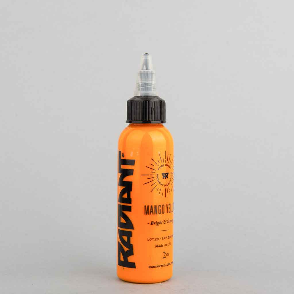 Mango Yellow, Radiant Tattoo Ink, 1 oz