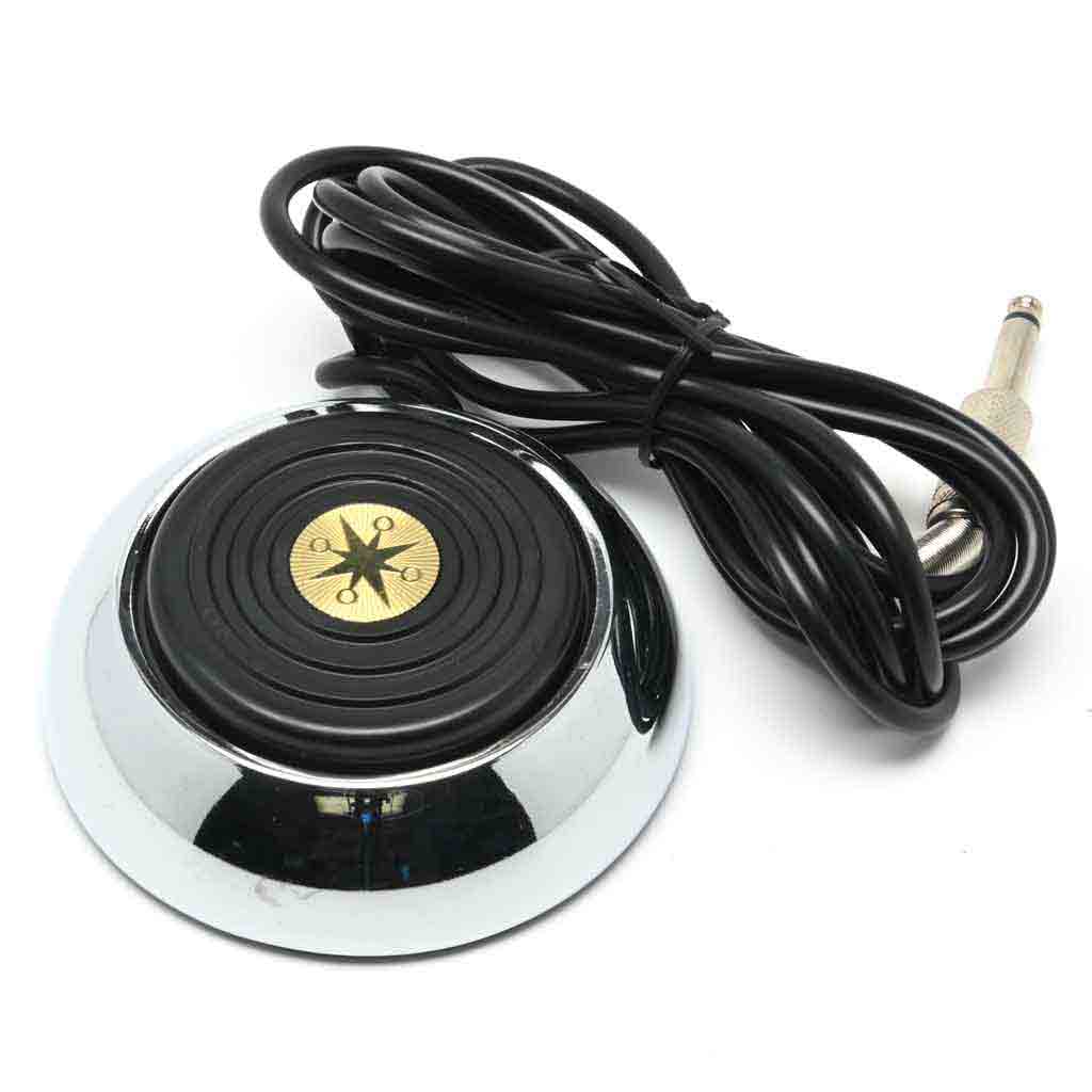 tattoo pedal Tattoo Foot Pedal, Round Stainless Steel