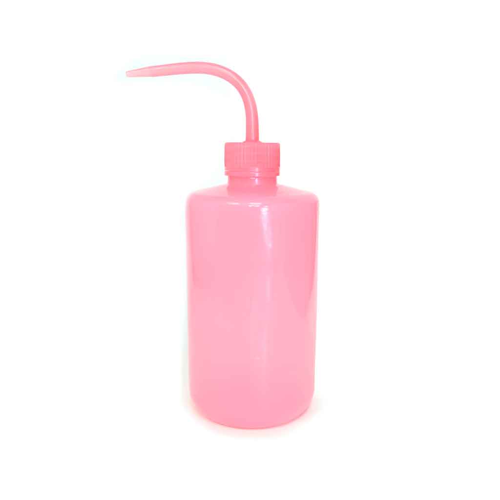 Tattoo Squeeze Wash Bottle, 500ml Pink