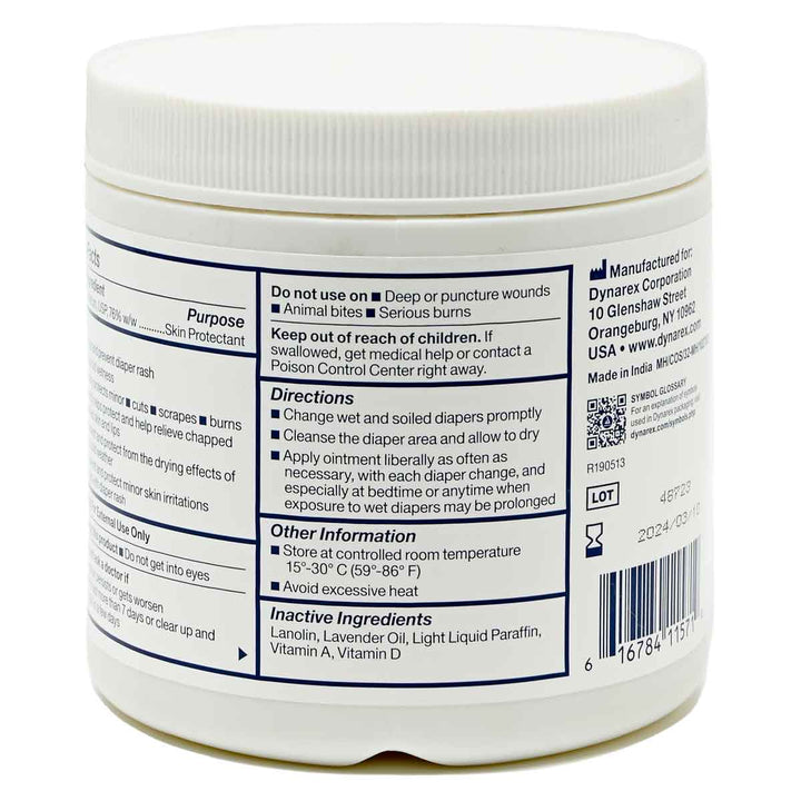 Vitamin A&D Tattoo Ointment, 15 oz Jar Dynarex