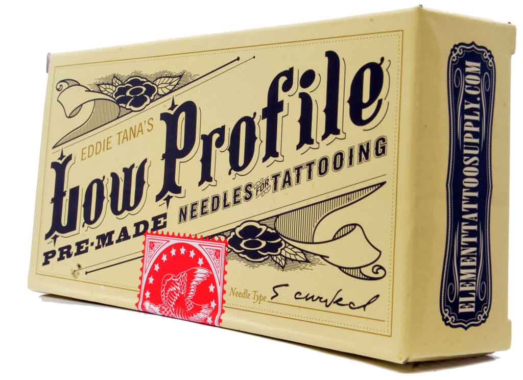Low Profile Tattoo Needles by Eddie Tana and Element Tattoo Supply