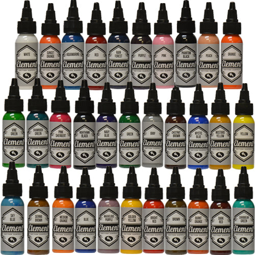 Tattoo ink sets for professional tattooers around the world