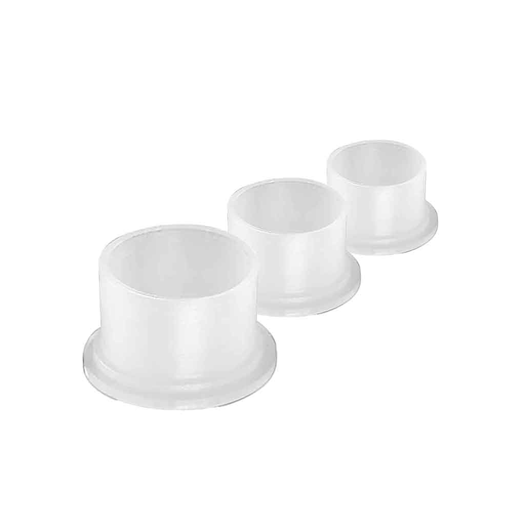 white tattoo ink cups