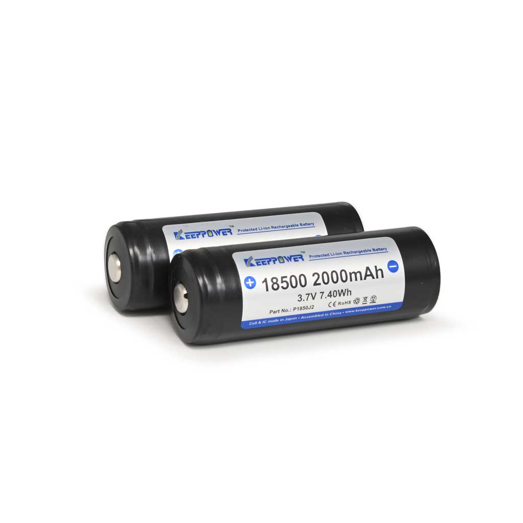 Panasonic Cell Lithium Ion 18500 Battery Replacement | 2 Pack