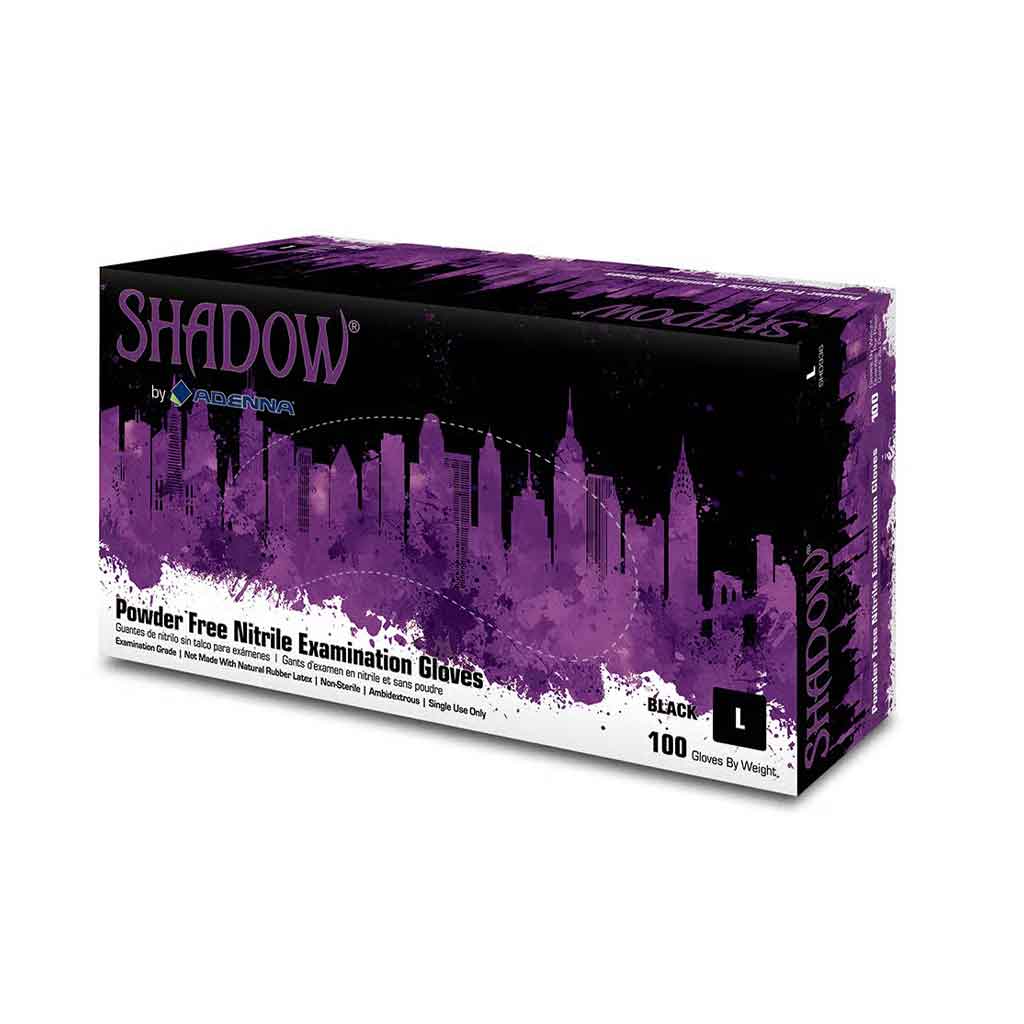 Shadow Black 6mil Nitrile Exam Gloves - Element Tattoo Supply