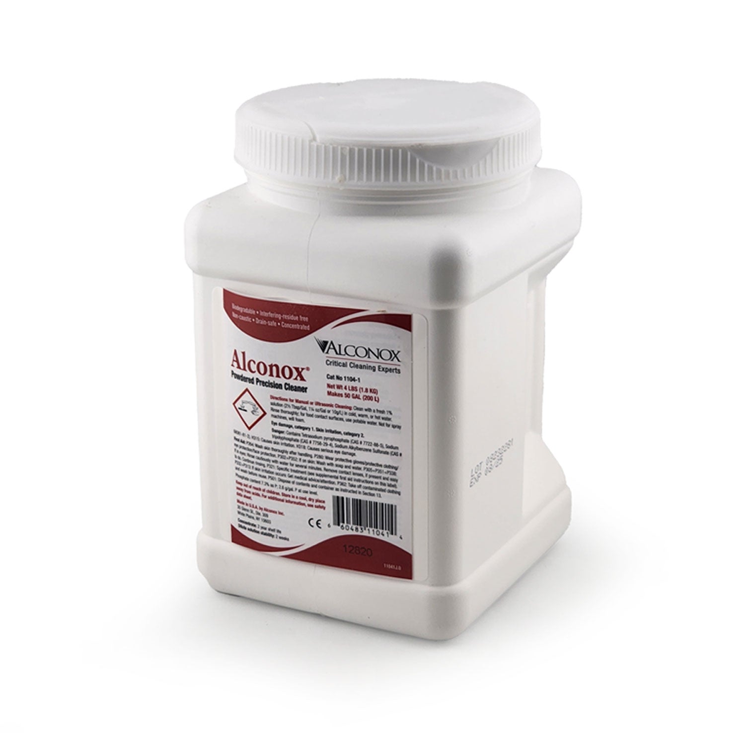 Alconox Tergazyme Detergent 4lb Box of Powder