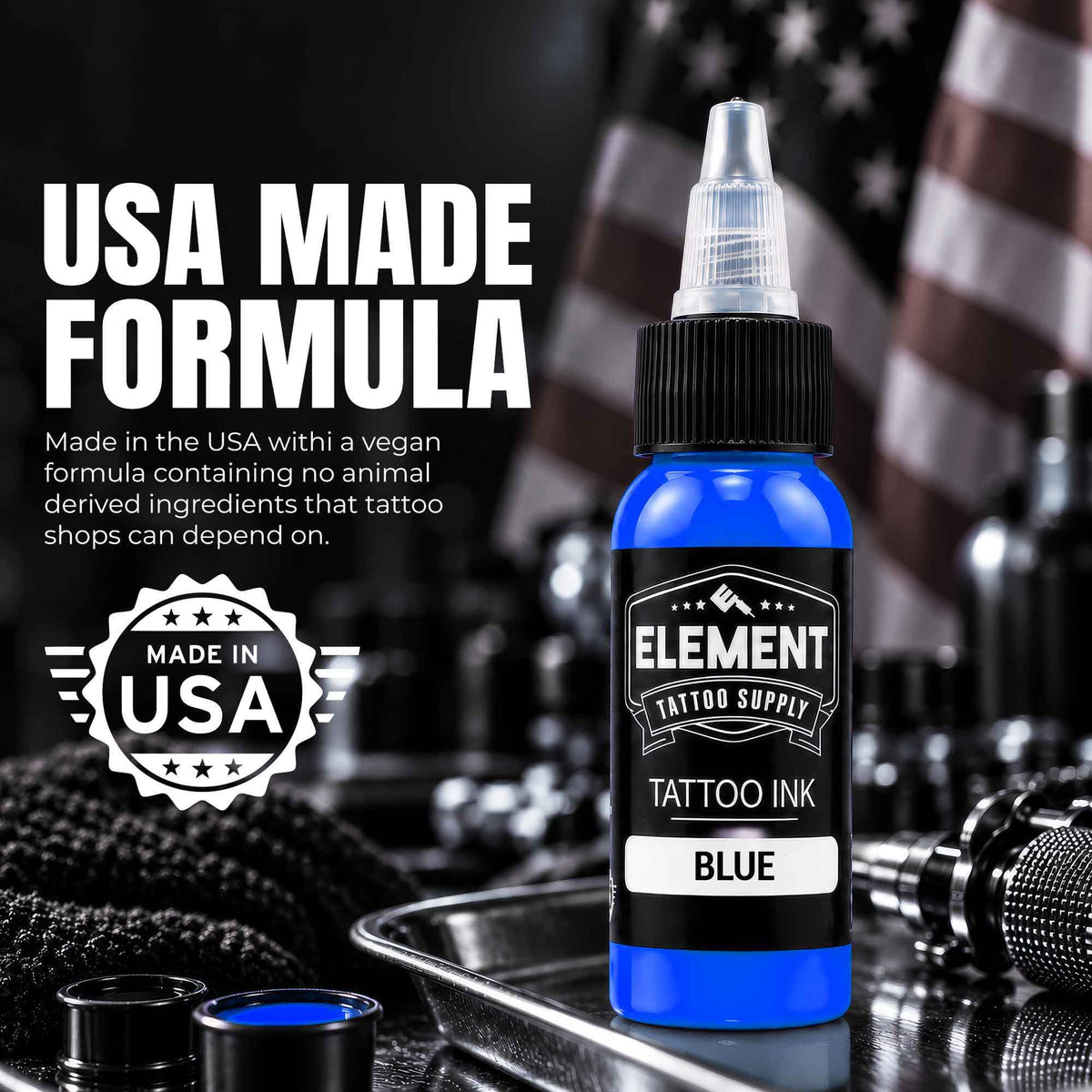 Tattoo Ink Set, 3 Primary Colors, 1 oz | Element Ink