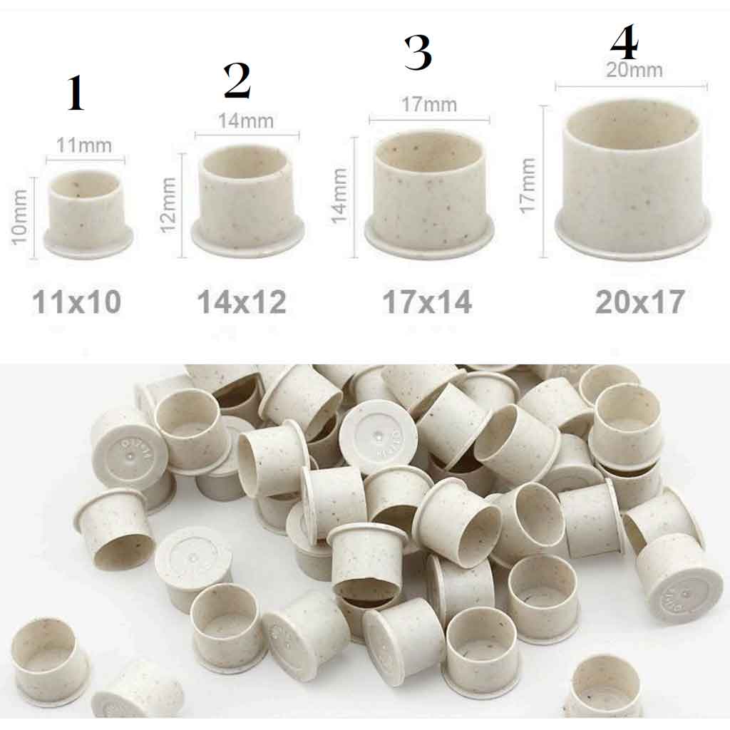 Eco Friendly Tattoo Ink Cups - Element Tattoo Supply
