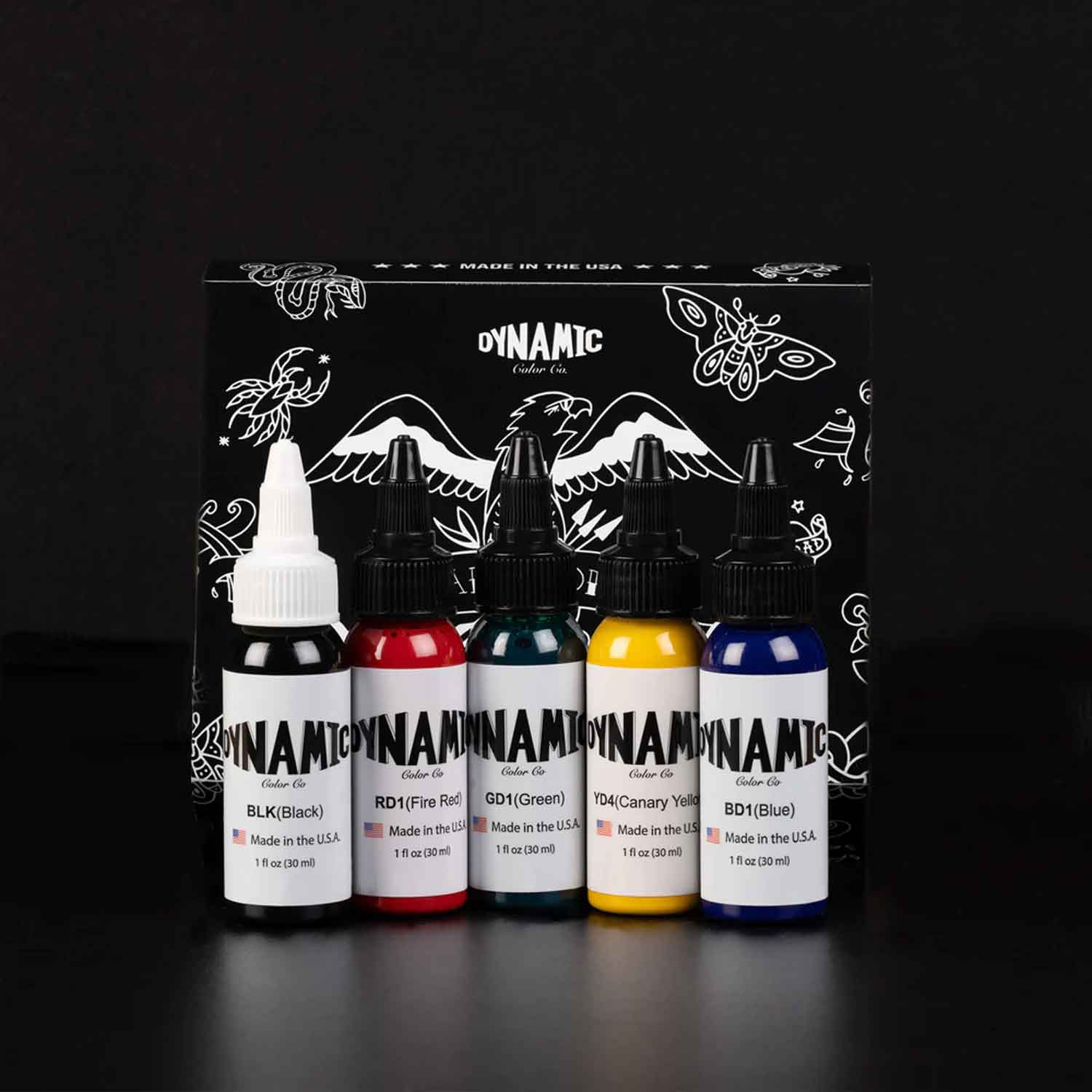 Dynamic Ink Traditional Set 1oz – Element Tattoo Supply