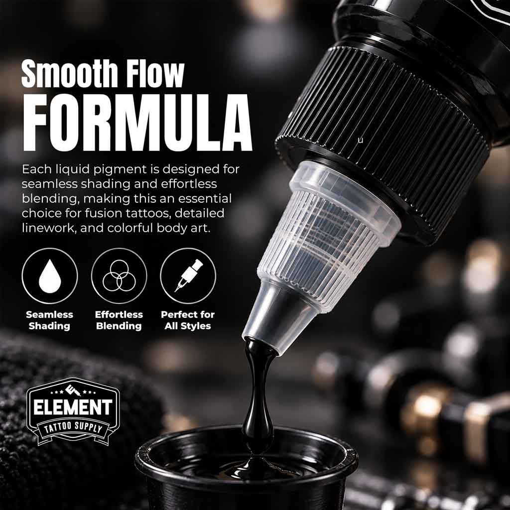 Black and White Tattoo Ink Set | Element Ink