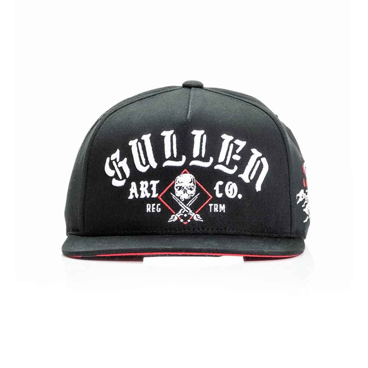 Black cap with 'Sullen Art Co.' logo on a white background
