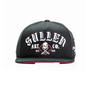 Black cap with 'Sullen Art Co.' logo on a white background