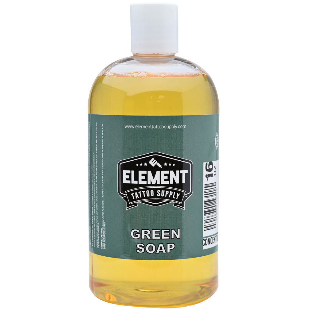 tattoo green soap 16 oz for tattooing