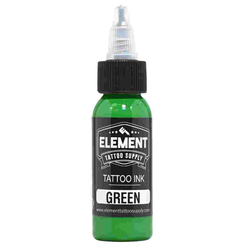 Green Tattoo Ink 1oz Professional Element Ink – Element Tattoo Supply
