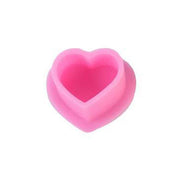 Heart Shaped Silicone Tattoo Ink Cups Pink 200pcs - Element Tattoo Supply