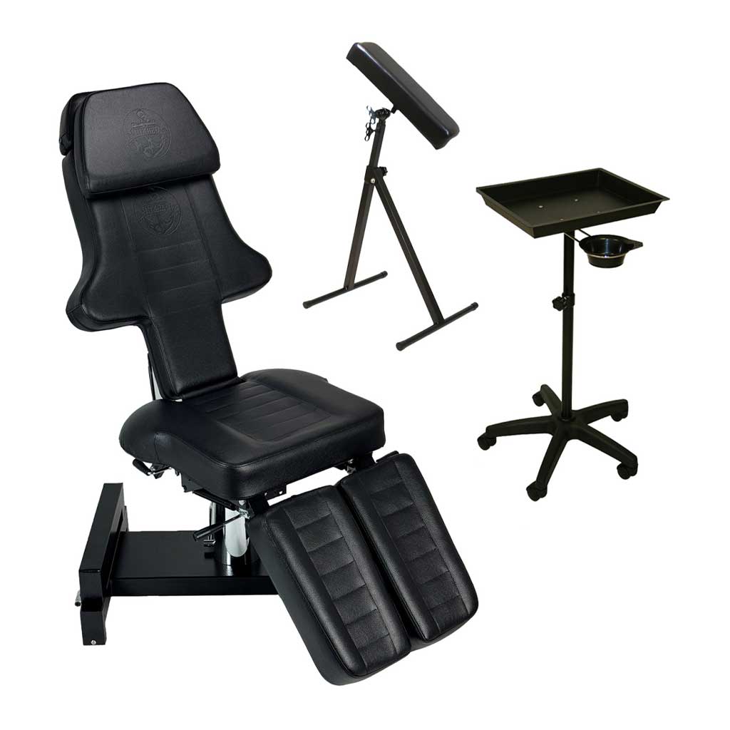 InkBed™ Tattoo Package with Utility Tray & Armrest