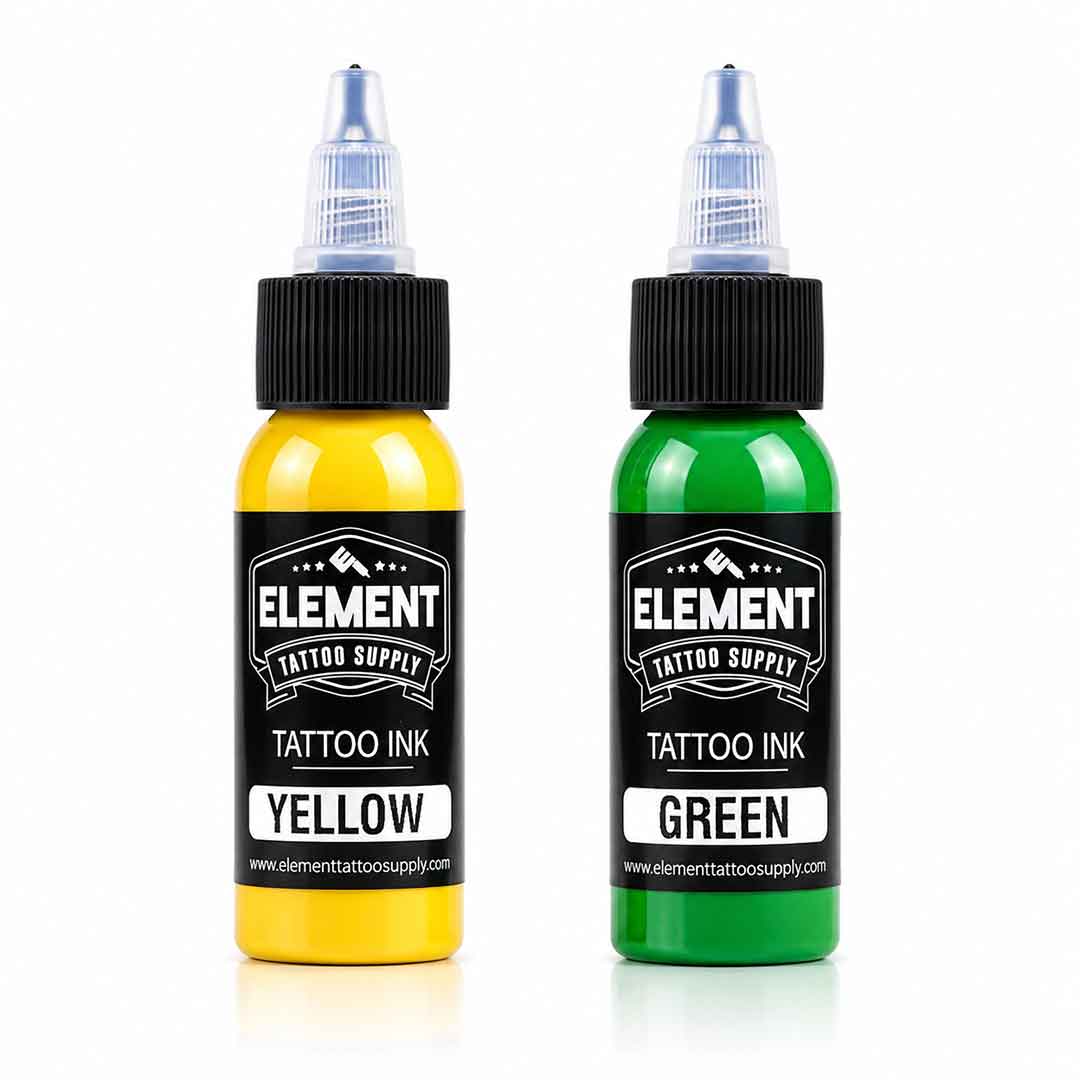 Element 10-Color Tattoo Ink Set | 1 oz Bottles