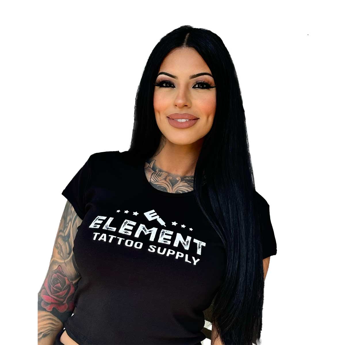 Element Tattoo Supply Women's Rib Cage T-Shirt - Element Tattoo Supply