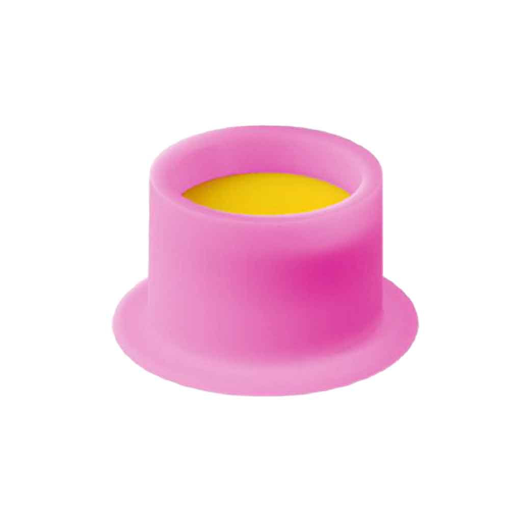 Silicone Tattoo Ink Cups, Pink #12 - 100pcs - Element Tattoo Supply