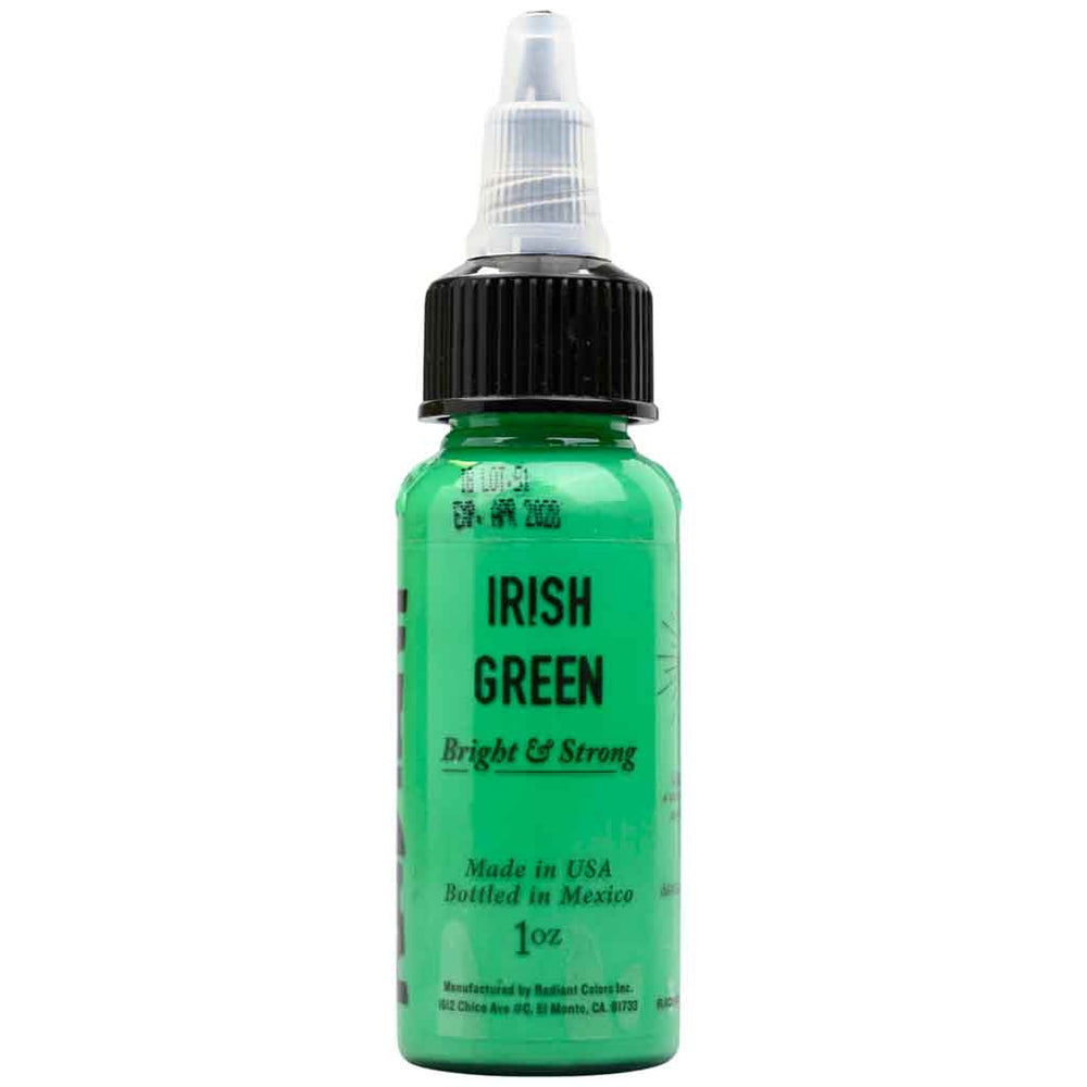 Irish Green, Radiant Tattoo Ink, 1 oz