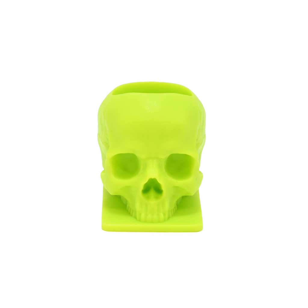 Skull Ink Caps - Neon Green, Size #16 (Large), 200 Count - Saferly