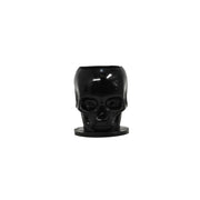 Skull Plastic Ink Cups Black, Size #17 (Large), 200 Count