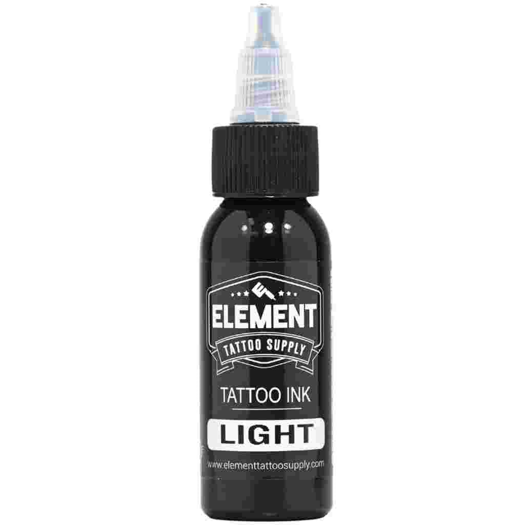 Front view of Element light shade gray wash Tattoo Ink