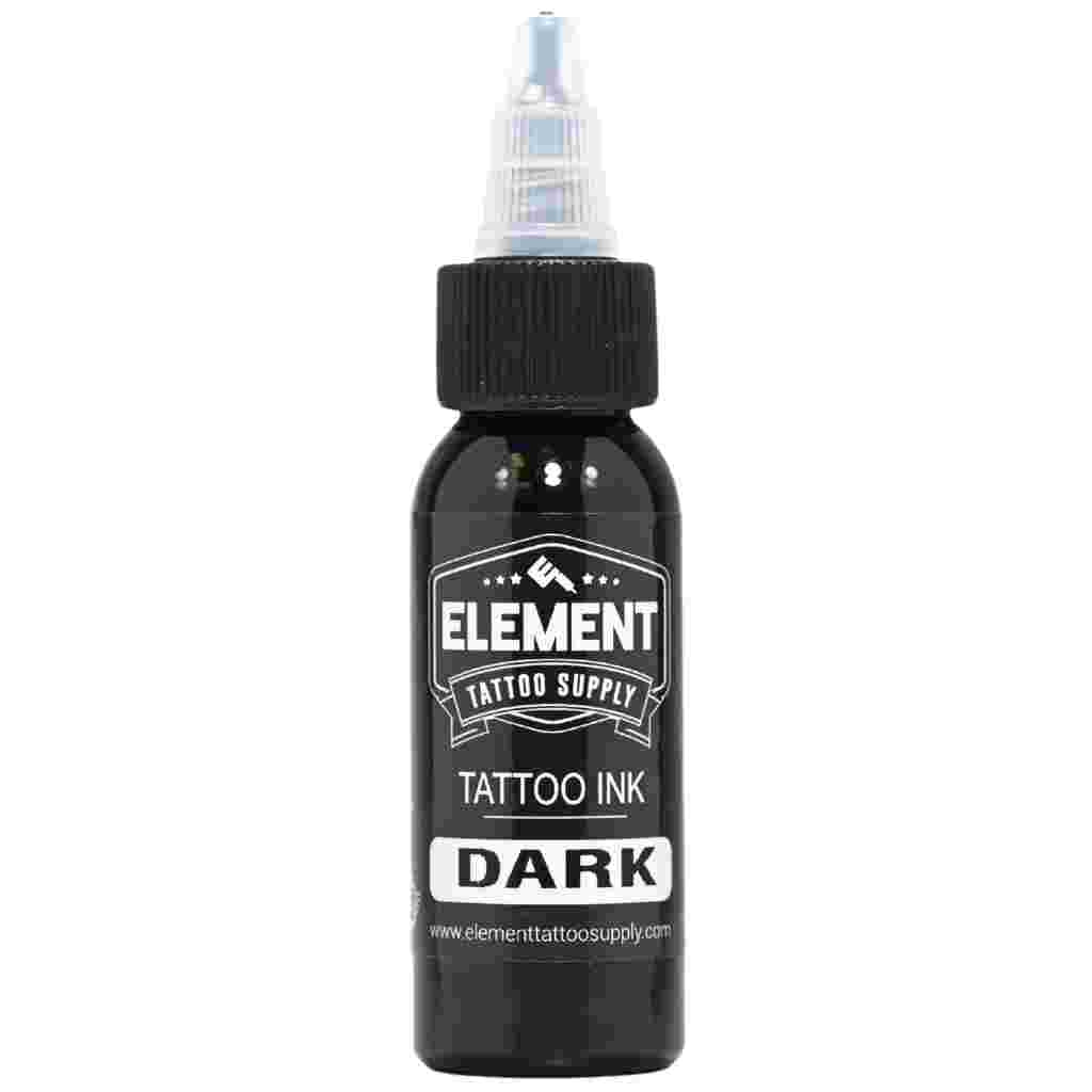 Front view of Element dark shade gray wash Tattoo Ink