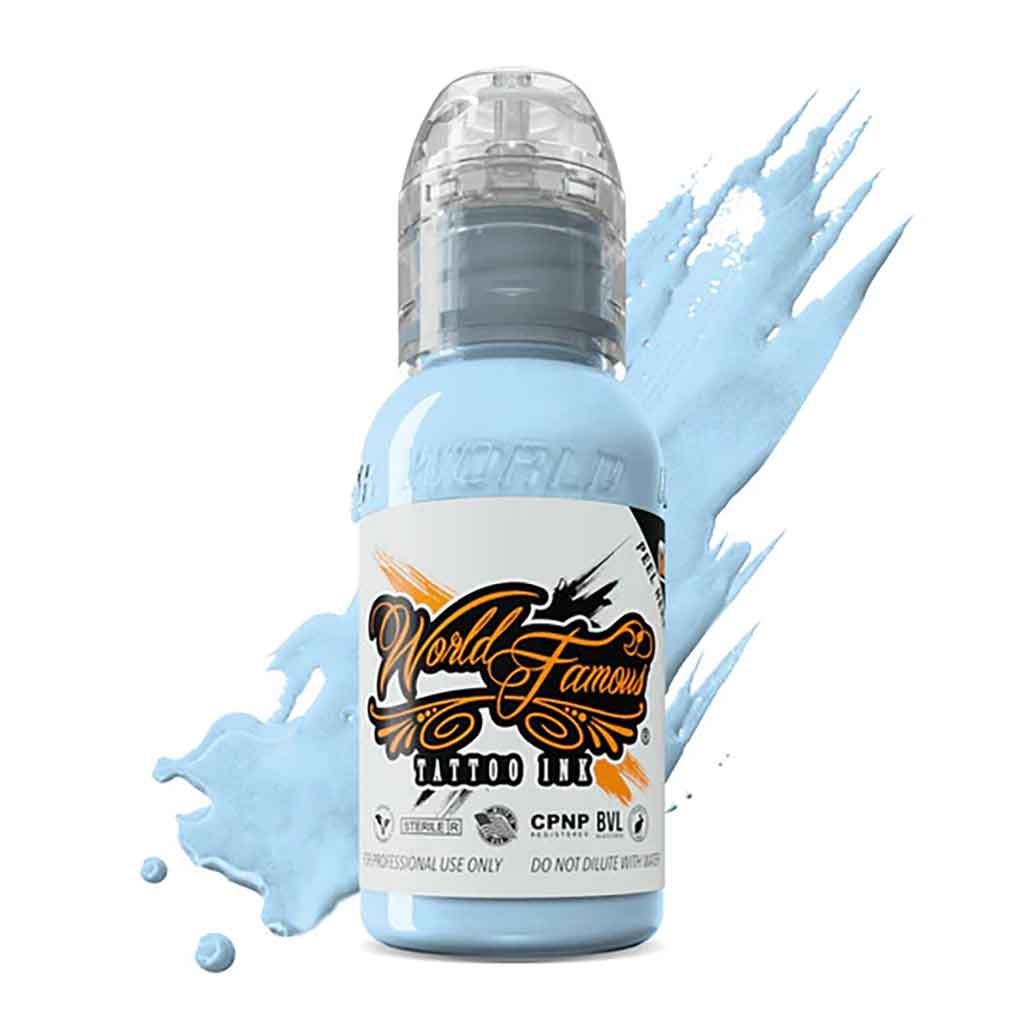Fountain Blue, World Famous Tattoo Ink 1 oz