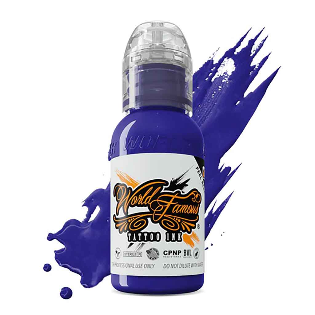 Leaning Tower of Purple, World Famous Tattoo Ink 1 oz