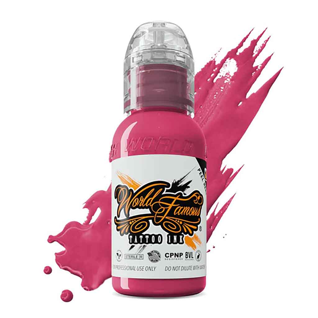 Paraguay Pink, World Famous Tattoo Ink 1 oz