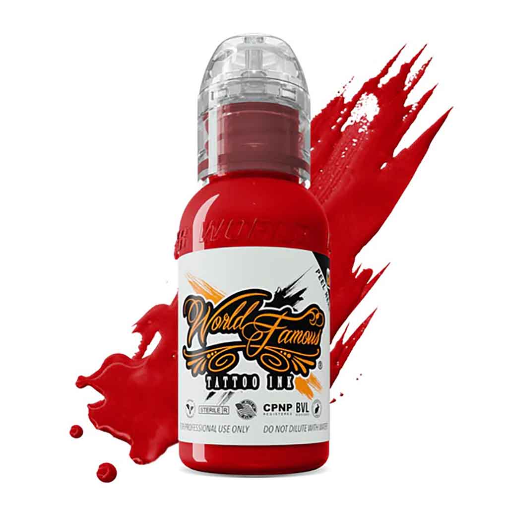 Sailor Jerry Red, World Famous Tattoo Ink 1 oz