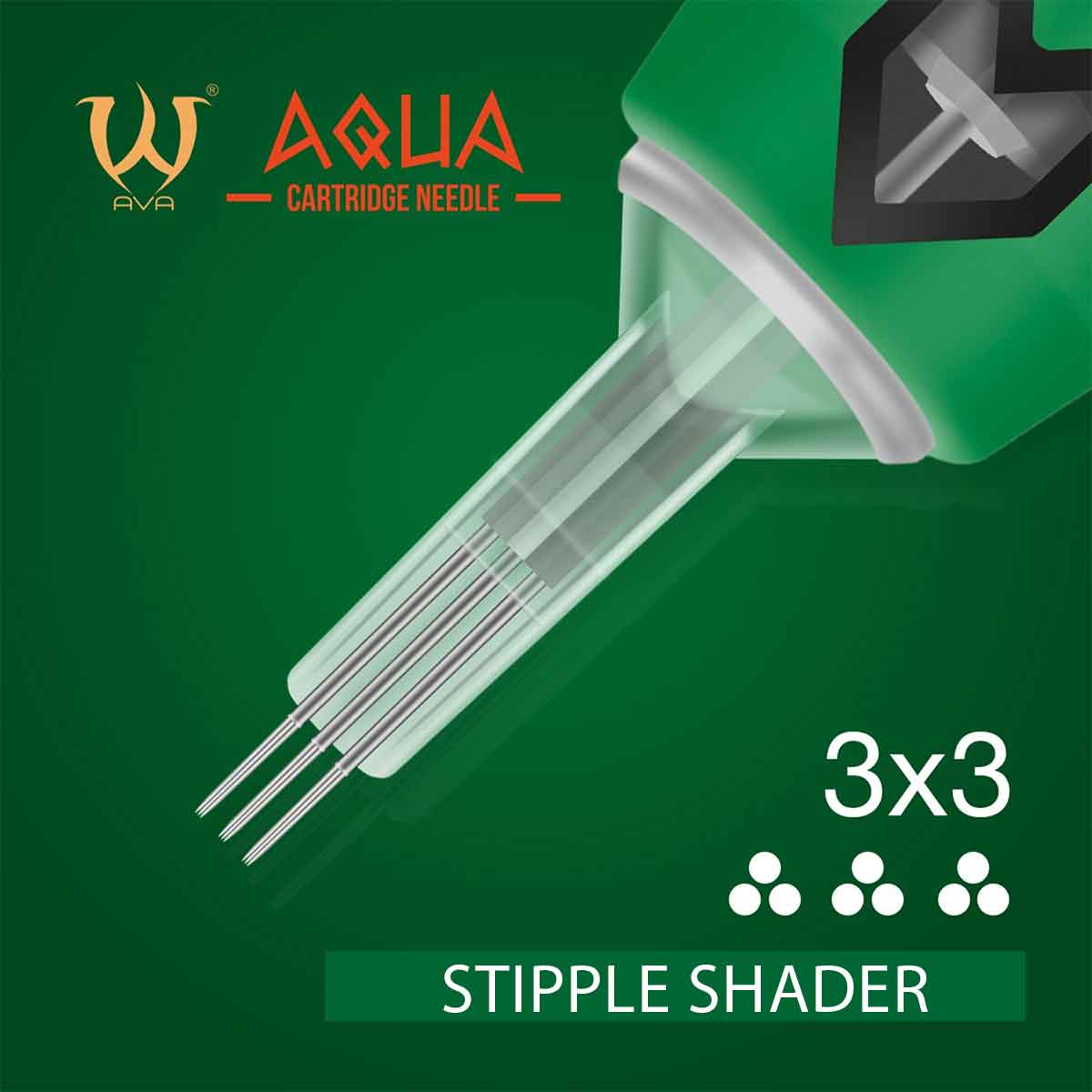 AQUA Cartridges Stipple Shader 10 count
