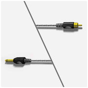 Premium Lightweight RCA Cord Straight, Gray - Bishop Tattoo Supply