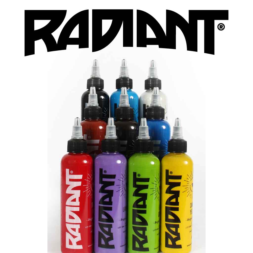 Radiant Tattoo Ink | Buy 10 Save 10%, Buy 20 Save 20%