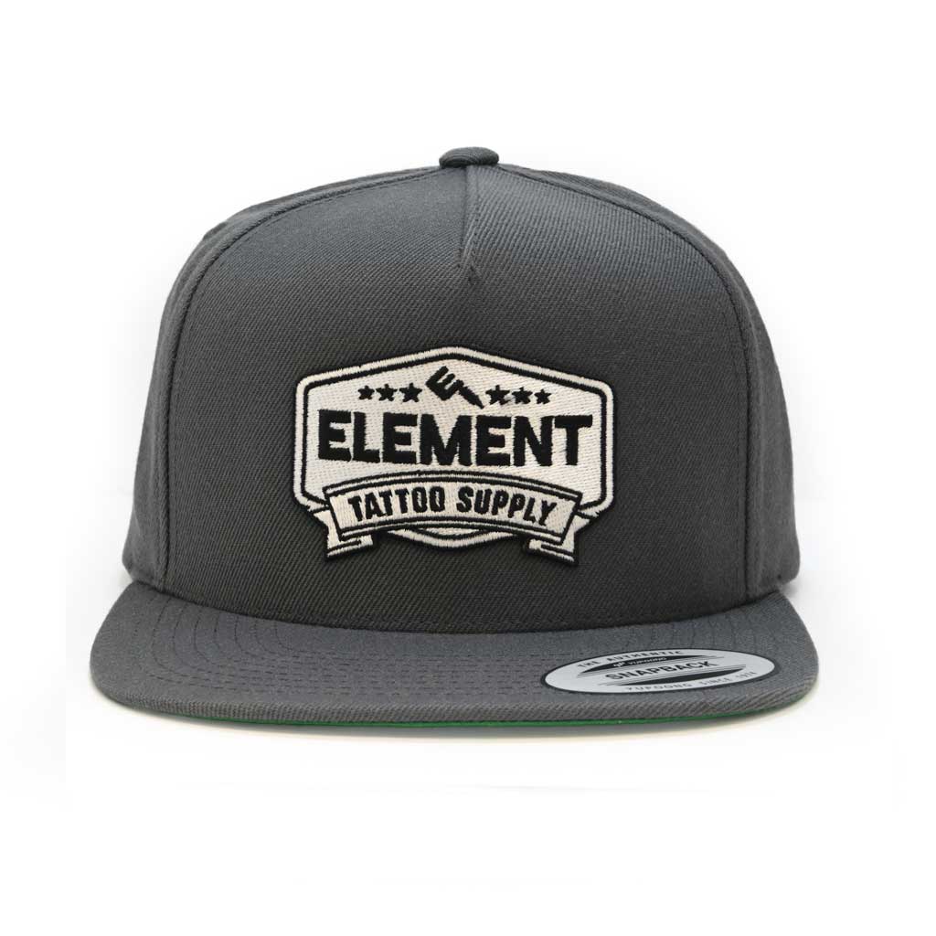 Element Snapback Cap - Gray W/ Black Logo