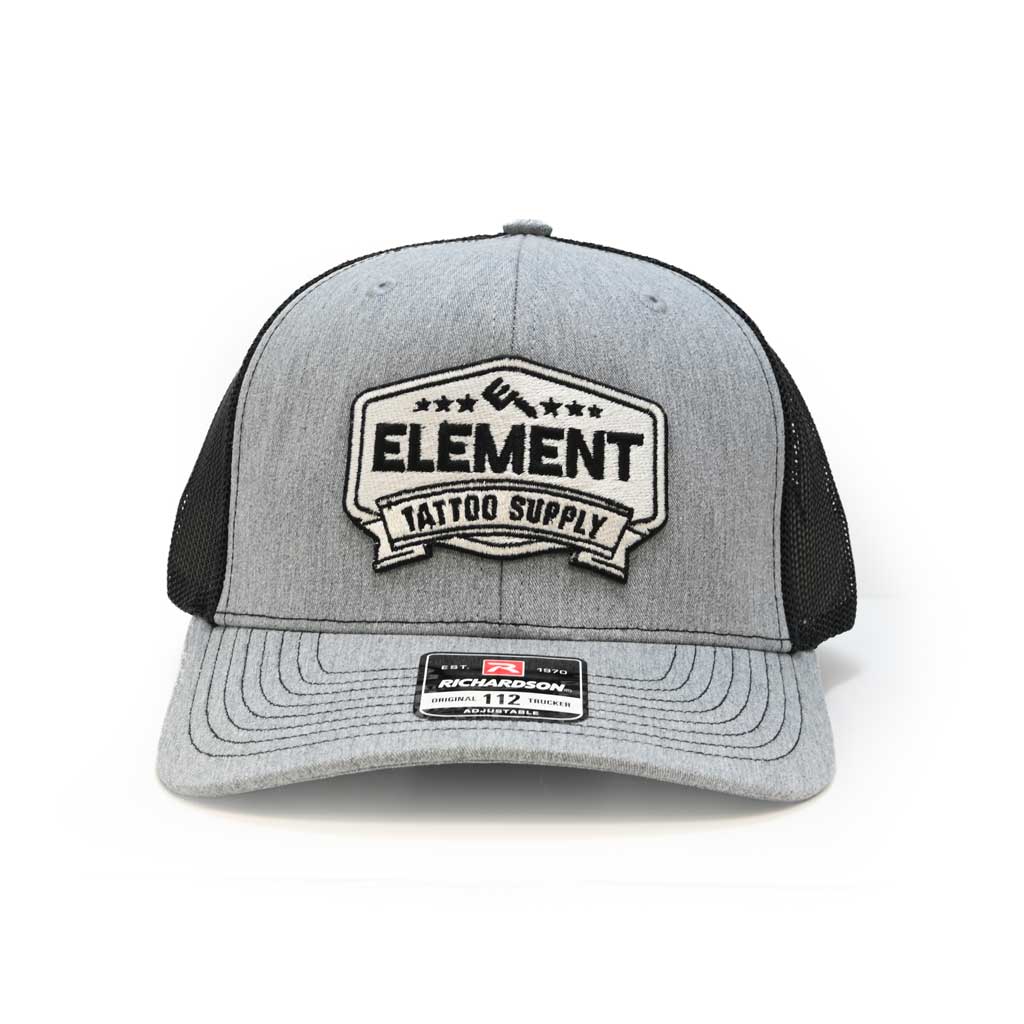 Element Trucker Hat - Light Gray W/ White Logo