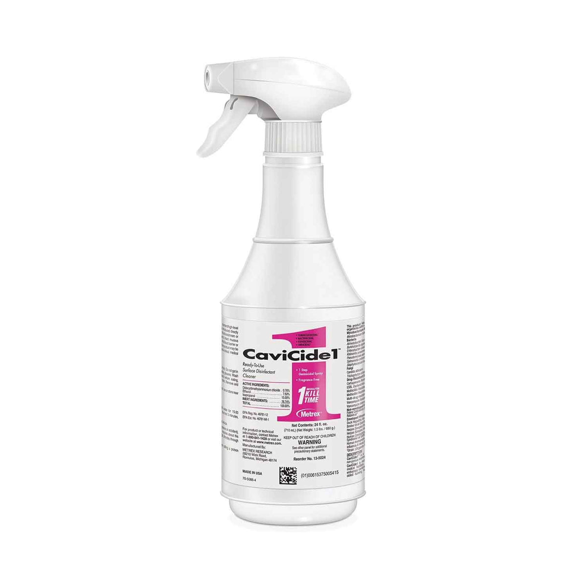 CaviCide 1 Minute Kill Surface Disinfectant Spray 24oz