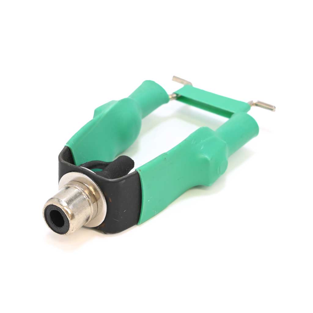 Clip Cord to RCA Adapter, Green, 2 Pack