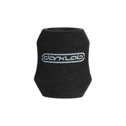 A black foam air filter element with a silver and black 'corklab' logo printed on the front, shown against a plain white background.