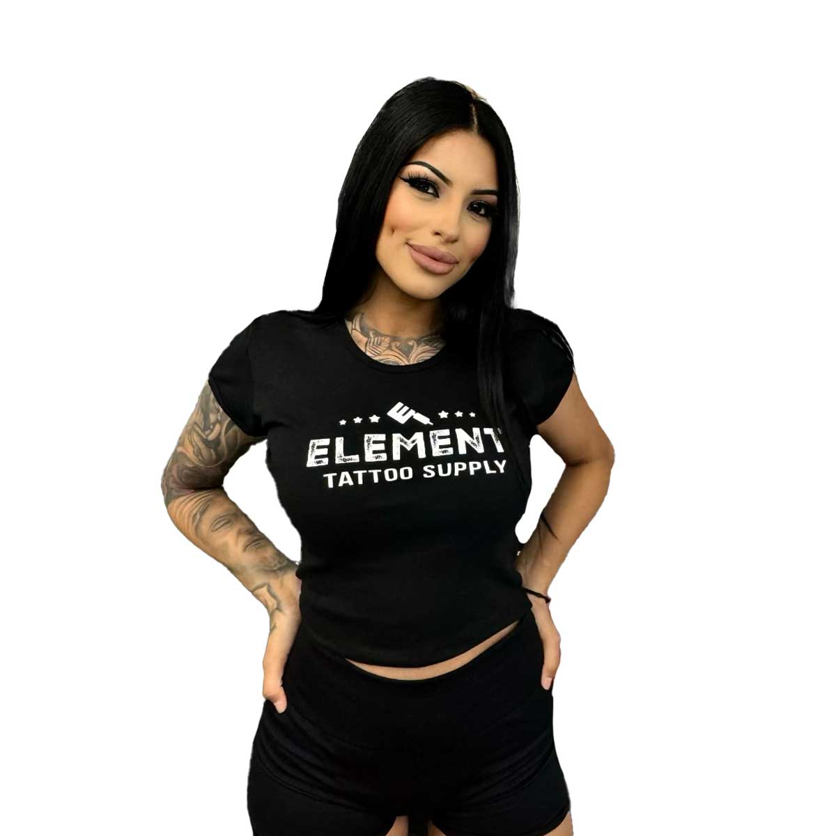 Element Tattoo Supply Women's Rib Cage T-Shirt - Element Tattoo Supply