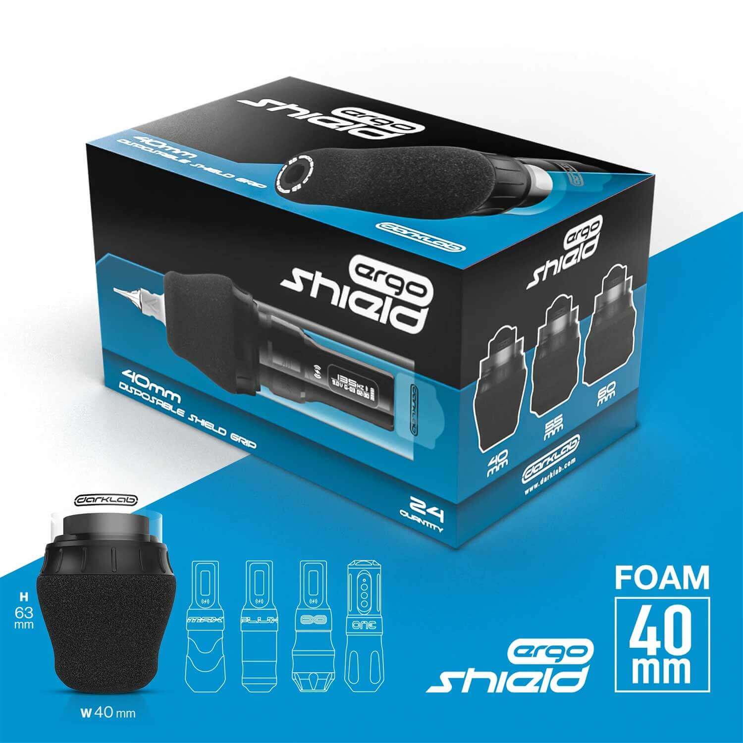 Ergo Shield 40mm Disposable Grips - Box of 24