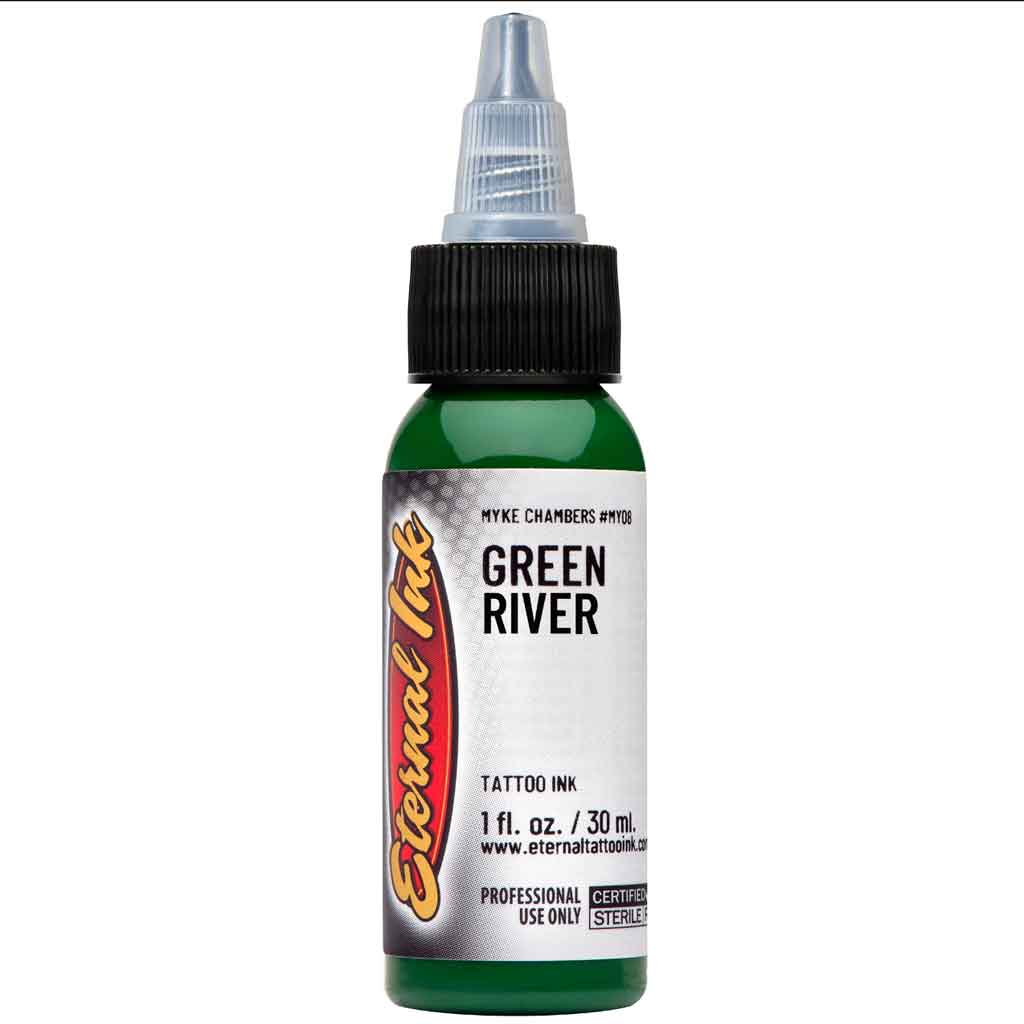 Green River tattoo ink by Eternal Ink