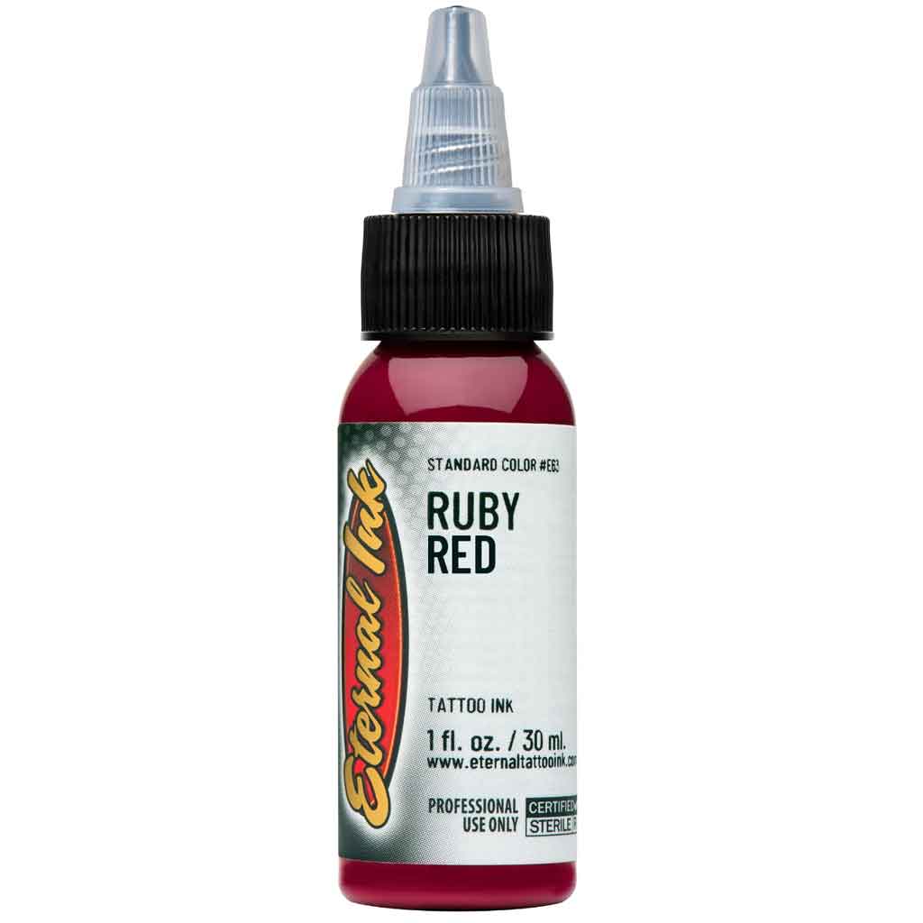 Ruby Red tattoo ink by Eternal Ink
