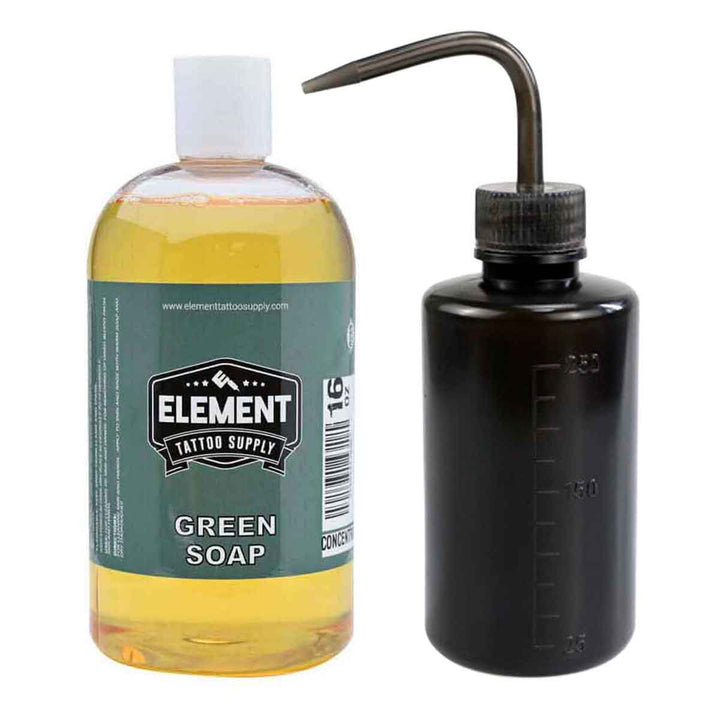 Green Soap 16 oz with Wash Bottle
